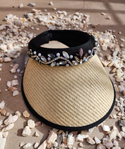 Visera de verano LAVANDA Rafia