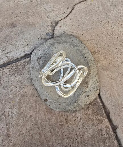Brazalete Asia Plata