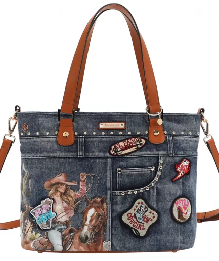 Cartera Denim Sofia Montana Nicole Lee