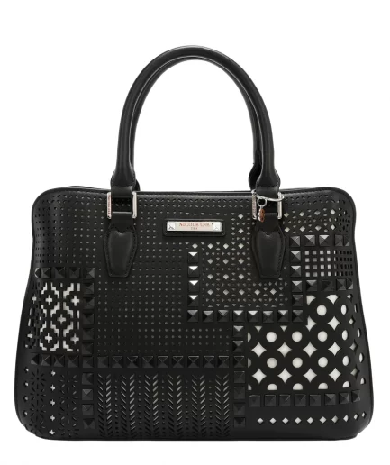 Geometric Cutout Cartera Black Nicole Lee