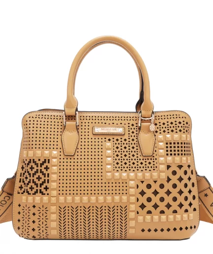 Geometric Cutout Cartera Camel Nicole Lee