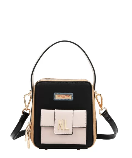 Colorblock Bandolera Black Nicole Lee